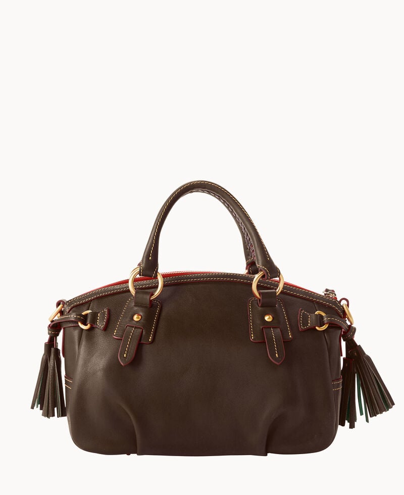 Dooney Florentine Medium Mail Satchel Brown Tmoro ID-eK381thI