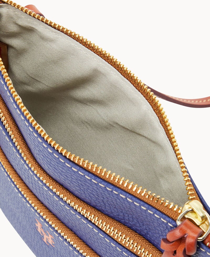 Dooney MLB Mets N S Triple Zip Crossbody METS ID-gguRqc20