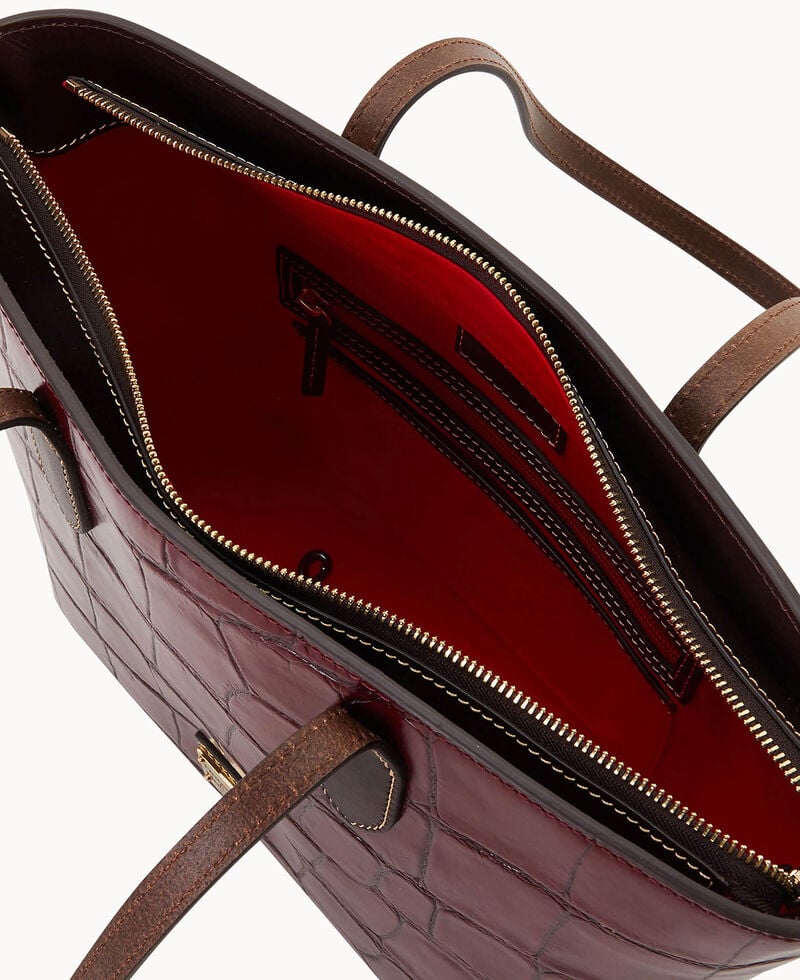 Dooney Denison Tote Bordeaux ID-hg7sQbPt