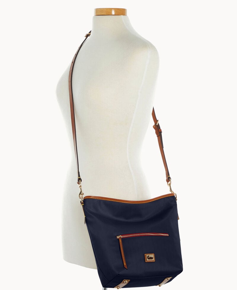 Dooney Wayfarer Small Hobo Crossbody Navy ID-n0zu52v1