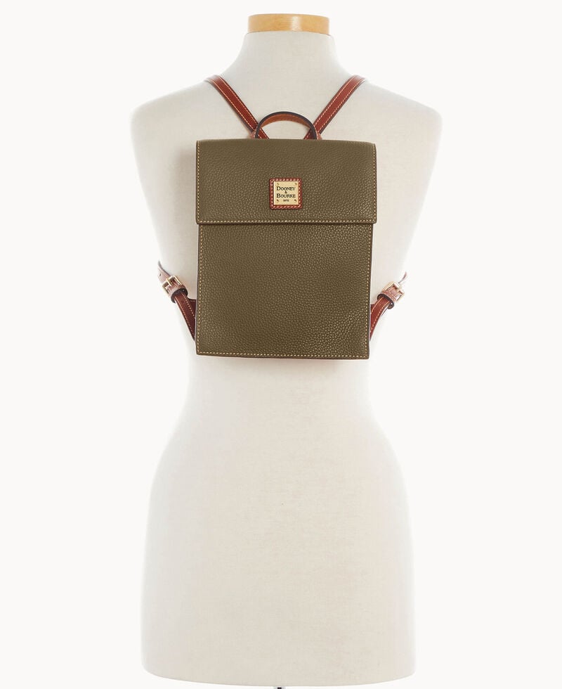 Dooney Pebble Grain Backpack Olive ID-oAJFbxIJ