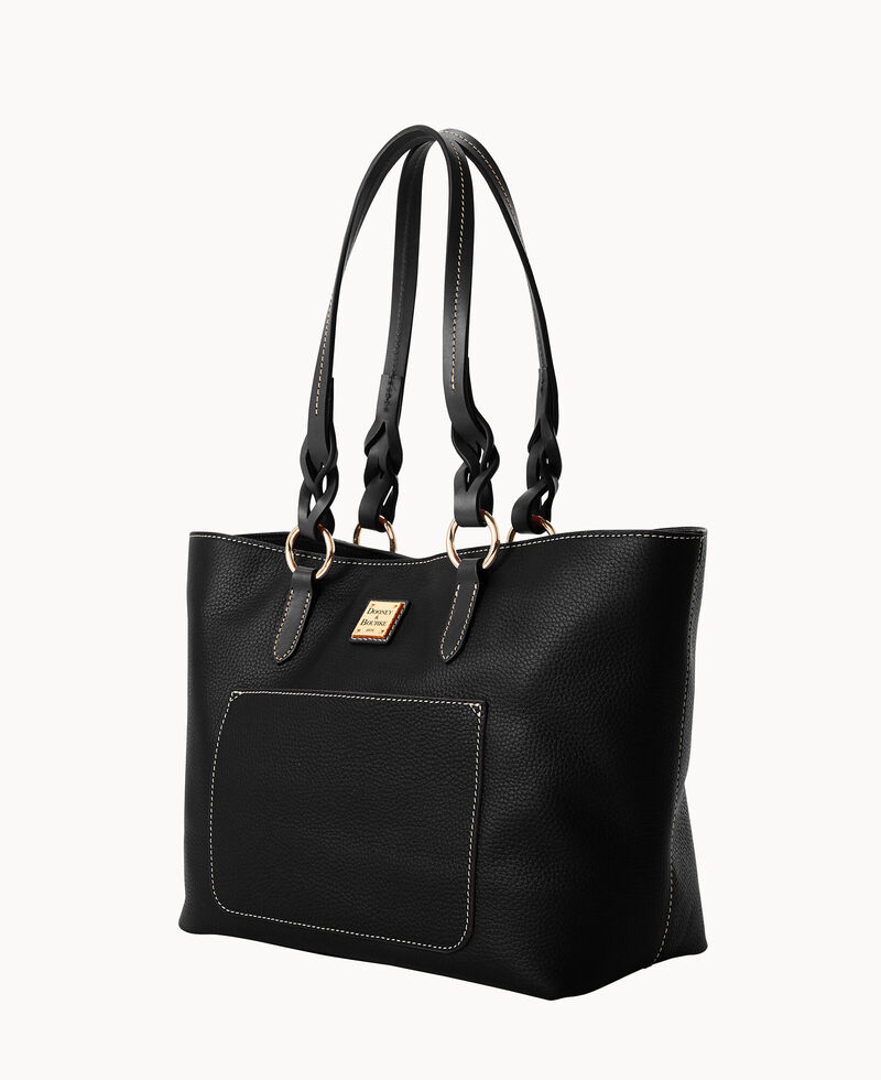 Dooney Pebble Grain Tammy Tote Black Black ID-rgieMv7C