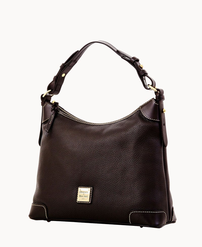 Dooney Pebble Grain Hobo Black Black ID-rvqtdsYn