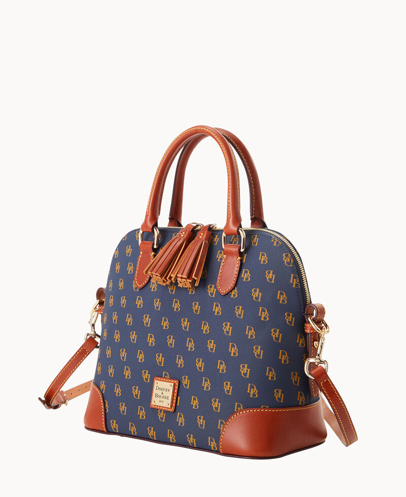 Dooney Gretta Domed Satchel Navy ID-rzSQ1gNL