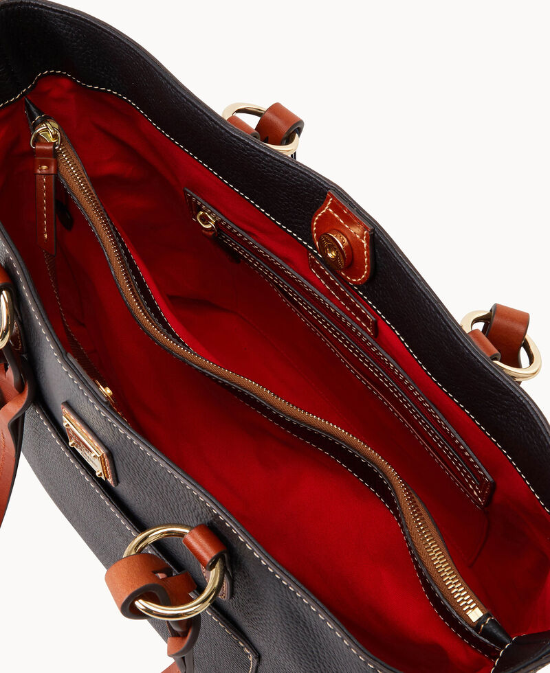 Dooney Pebble Grain Tammy Tote Black ID-sB8gM0GU