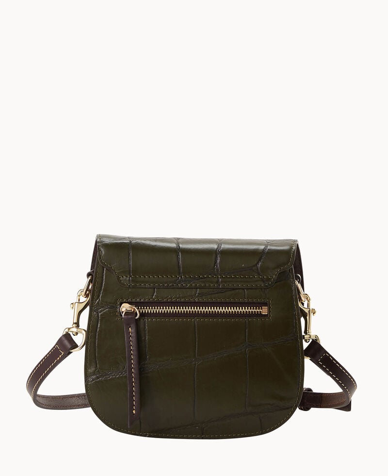 Dooney Denison Saddle Bag Olive ID-sUCIWbDU