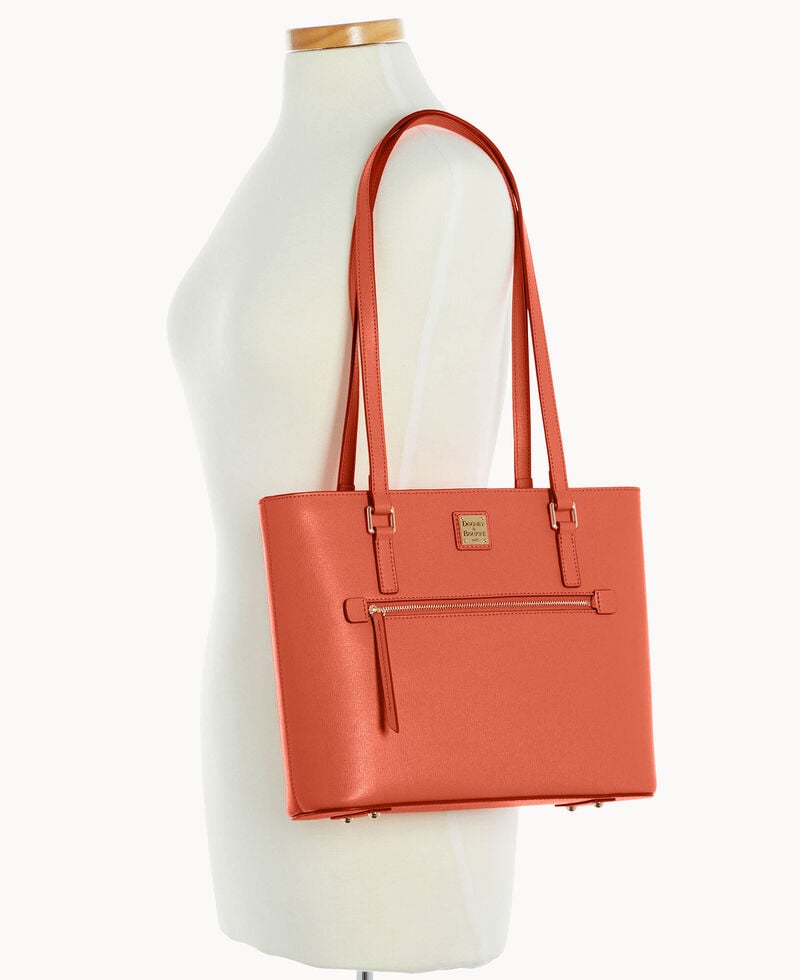 Dooney Saffiano Shopper Coral ID-uLwHSnl6