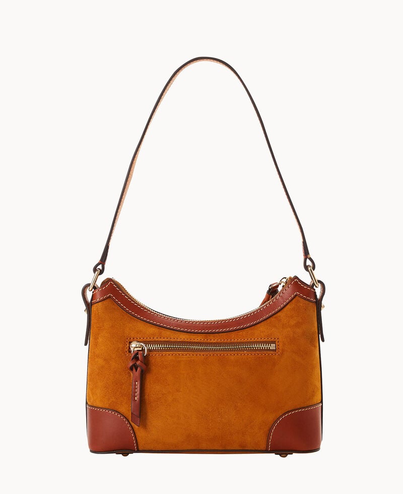 Dooney Suede Shoulder Bag Honey ID-vAoaRJ3n