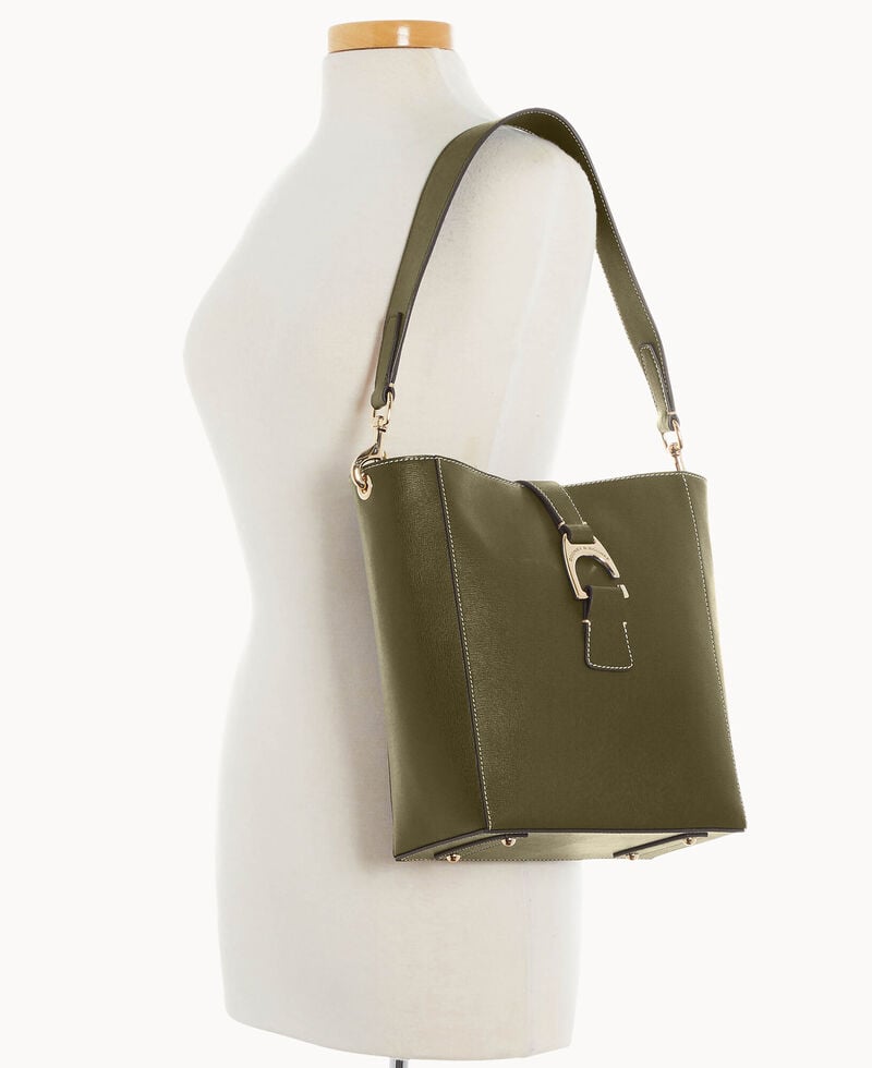 Dooney Saffiano Brynn Olive ID-wWUOmyIK
