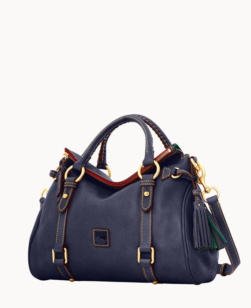 Dooney Florentine Satchel Navy ID-wpFUeStG