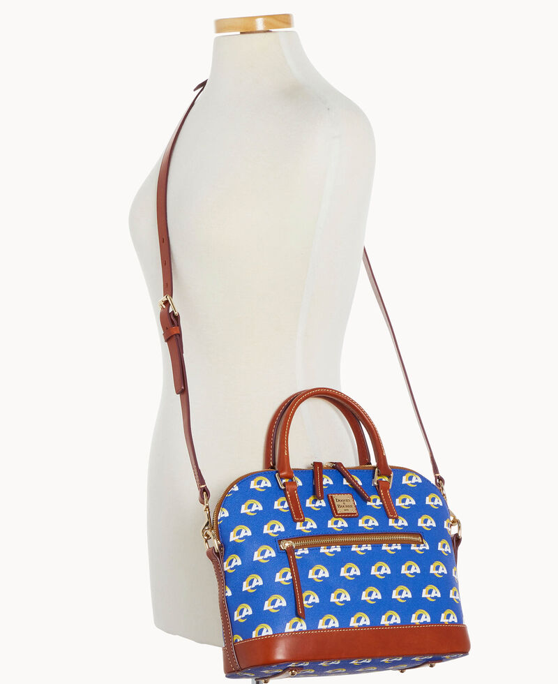 Dooney NFL Rams Domed Zip Satchel Rams ID-yGmvmxzK